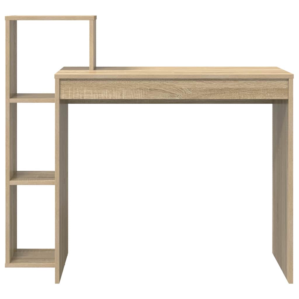 Stol s policom Sonoma hrast 100 x 40 x 90 cm Konstruirano drvo