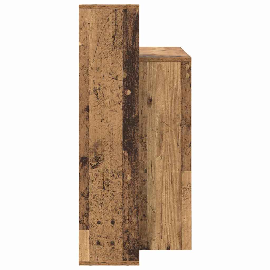 Stol s policom Staro drvo 100 x 40 x 90 cm Konstruirano drvo