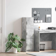Highboard Betonski sivi 31.5 x 32 x 122.5 cm