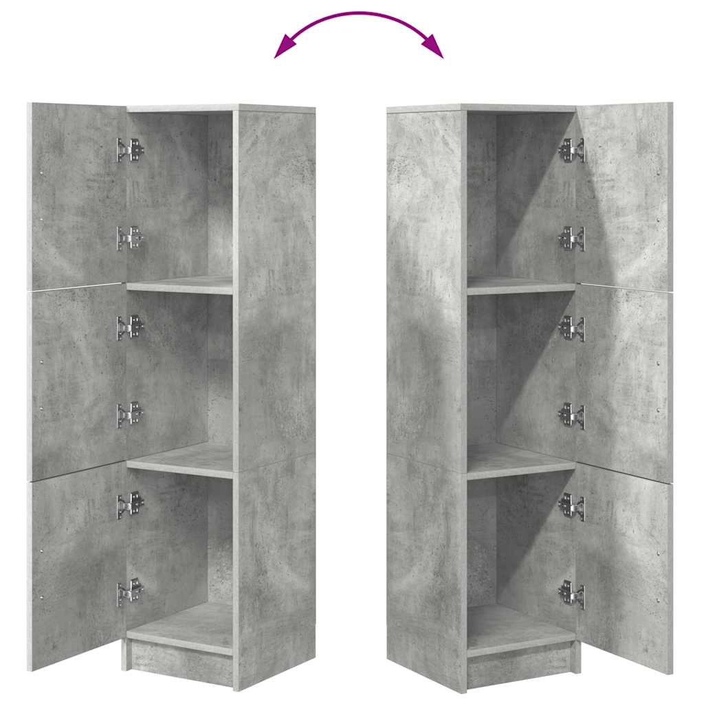 Highboard Betonski sivi 31.5 x 32 x 122.5 cm
