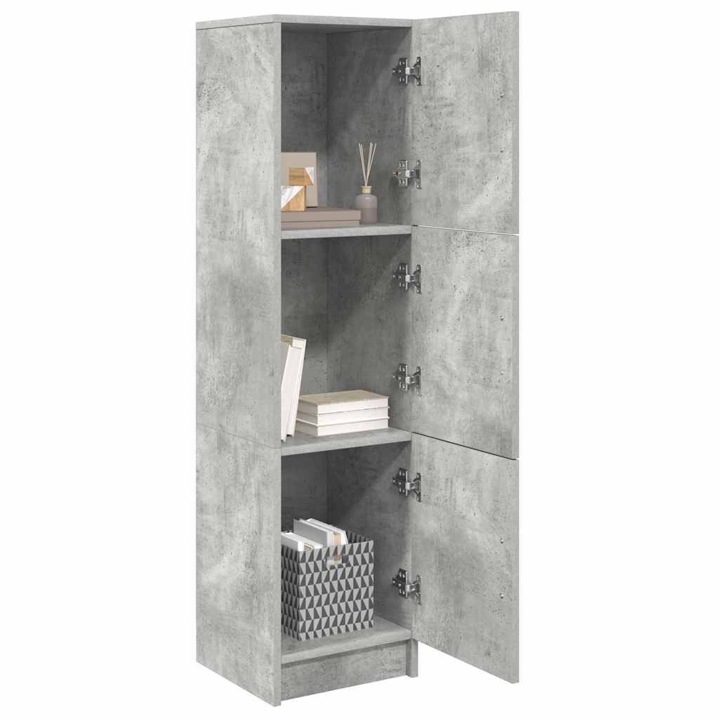 Highboard Betonski sivi 31.5 x 32 x 122.5 cm