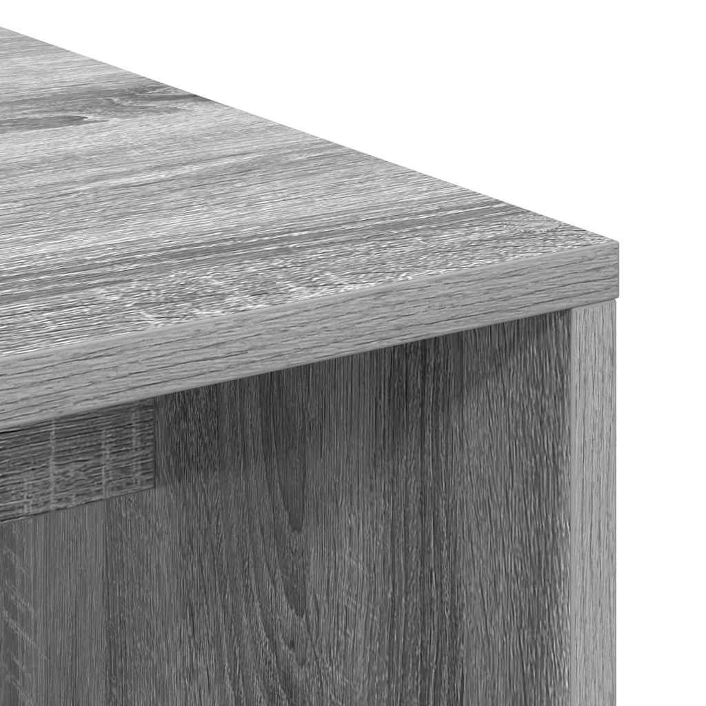Stol s policom Siva Sonoma 102 x 50 x 124 cm Konstruirano drvo