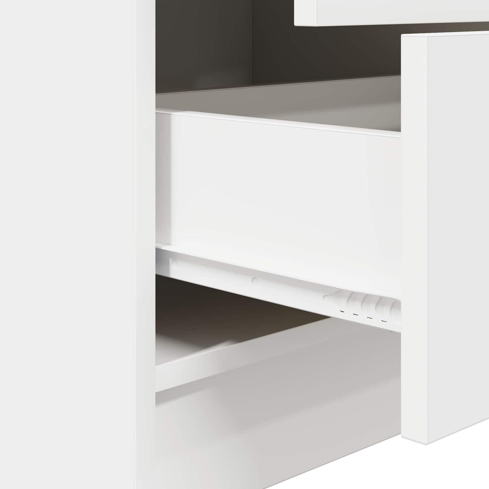 Highboard s ladicama Bijelo 45,5 x 34 x 127 cm