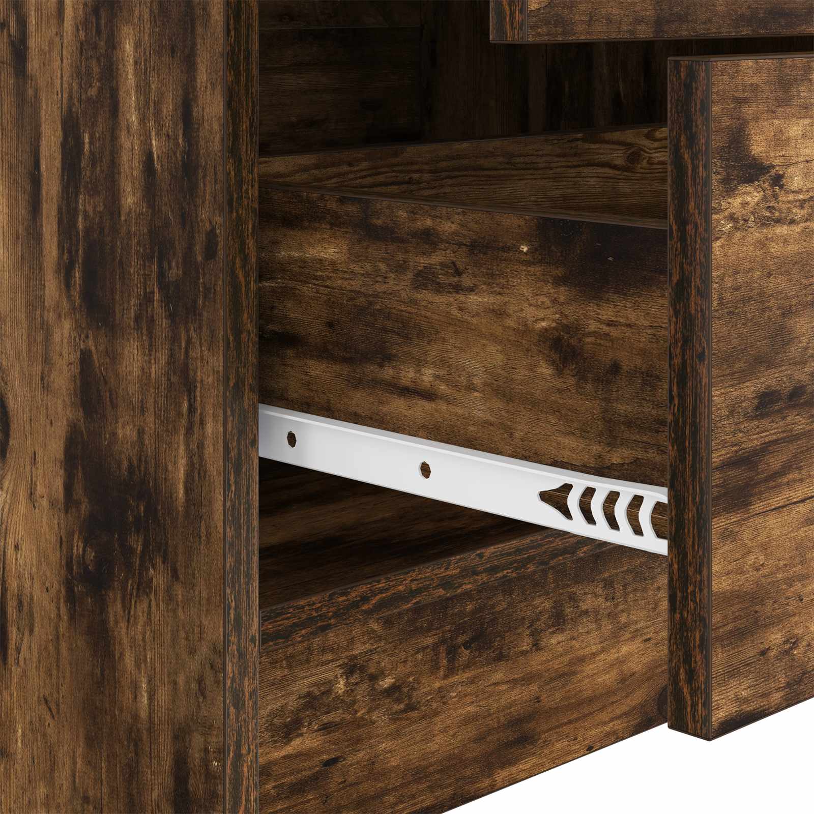 Highboard s ladicama Dimljeni hrast 45,5 x 34 x 127 cm