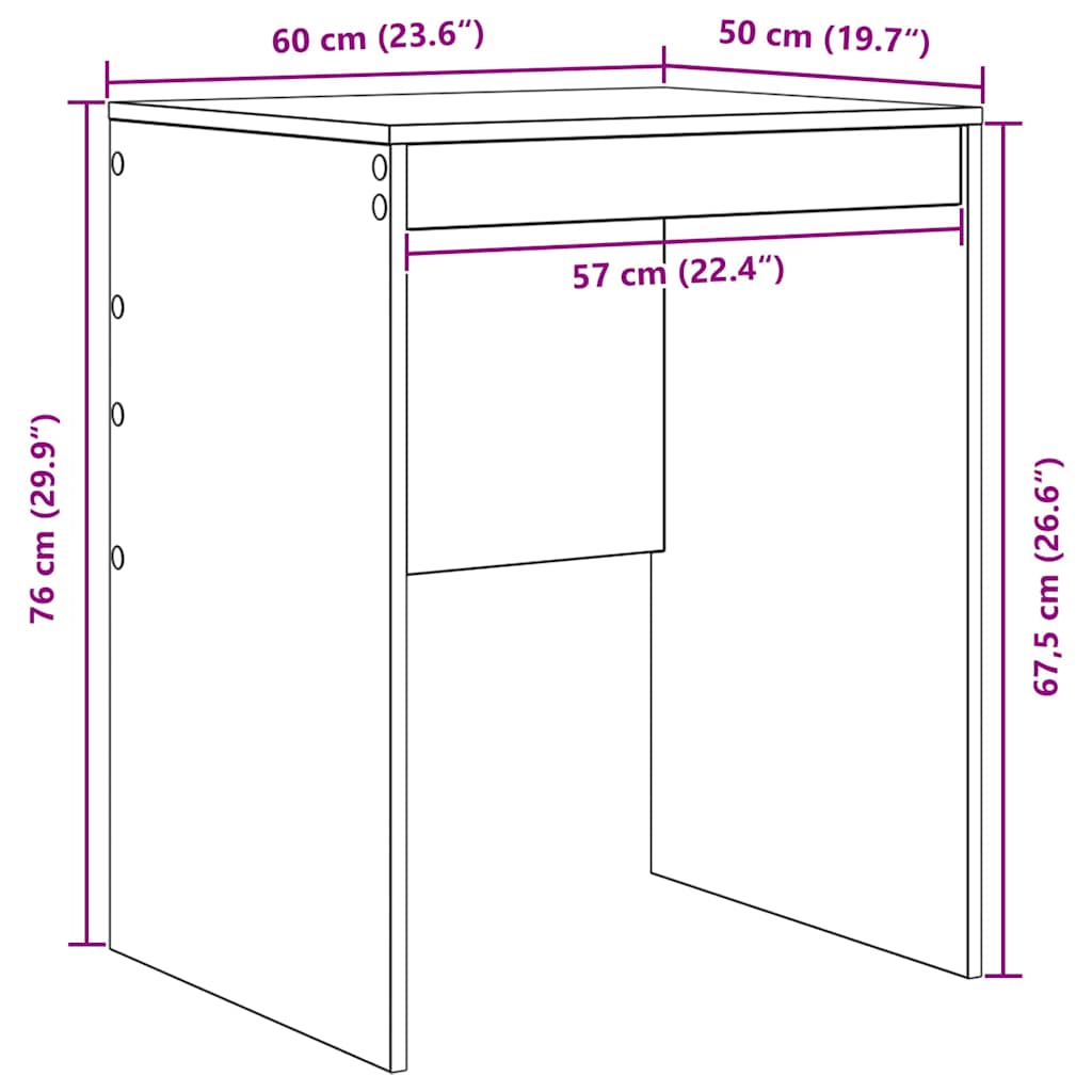 Stol Siva Sonoma 60 x 50 x 76 cm