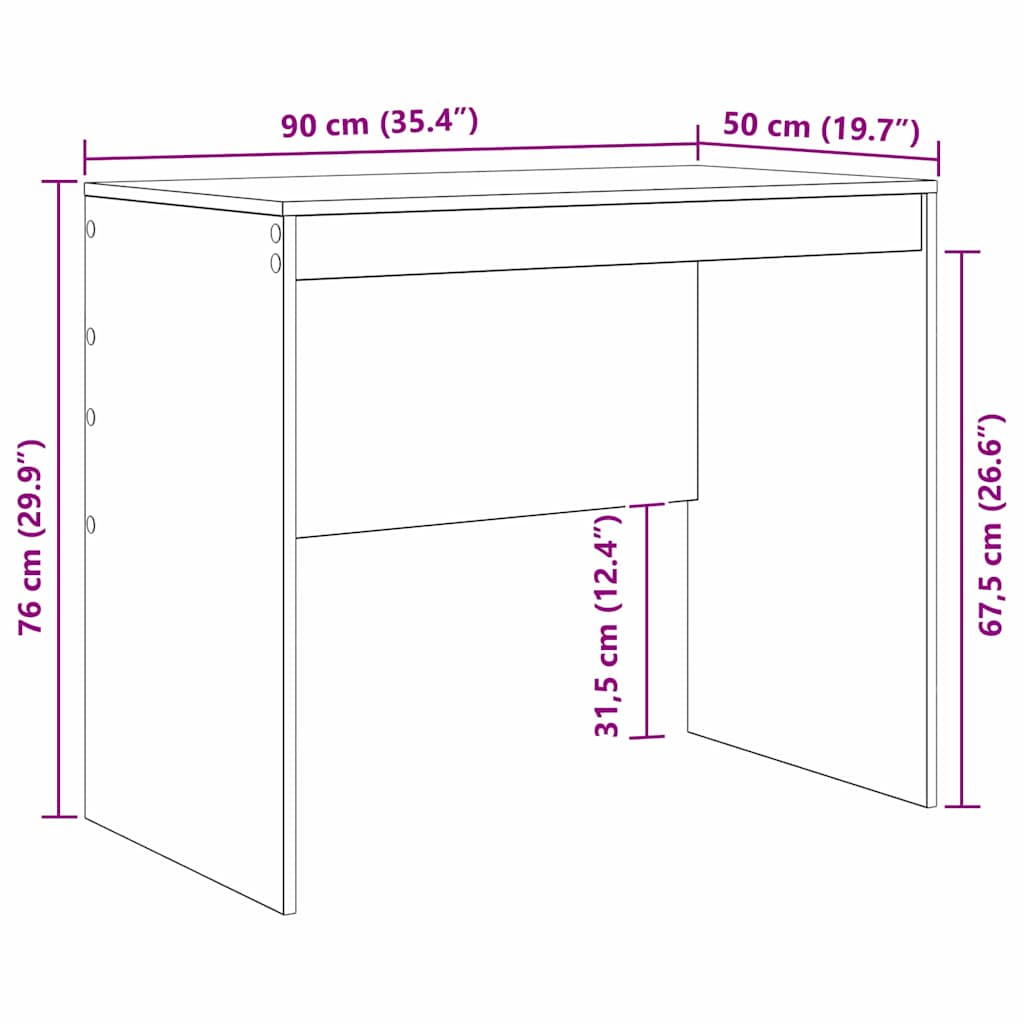 Stol Sonoma hrast 90 x 50 x 76 cm