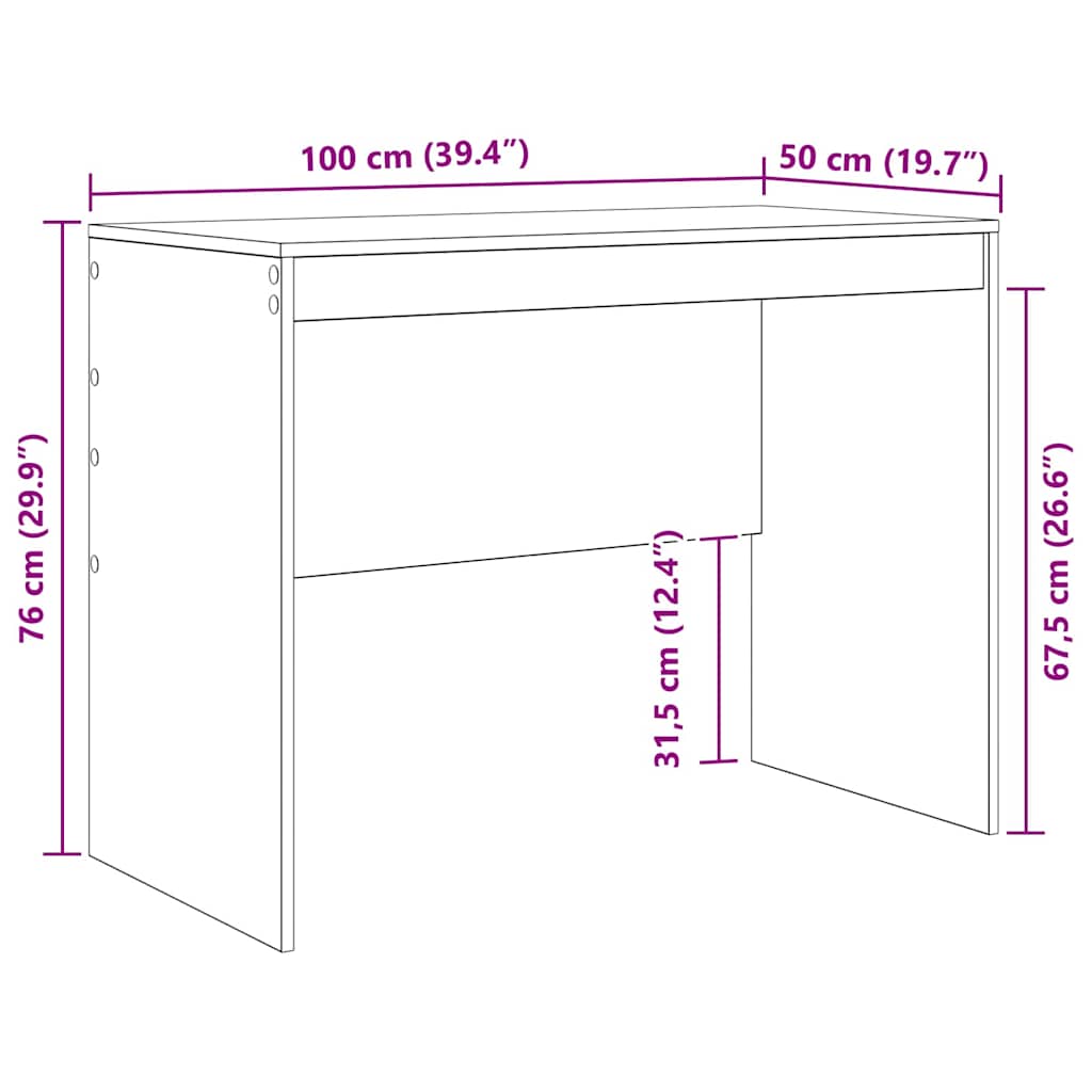 Stol Siva Sonoma 100 x 50 x 76 cm