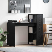 Stol s policom Crni hrast 108 x 55 x 103.5 cm Konstruirano drvo