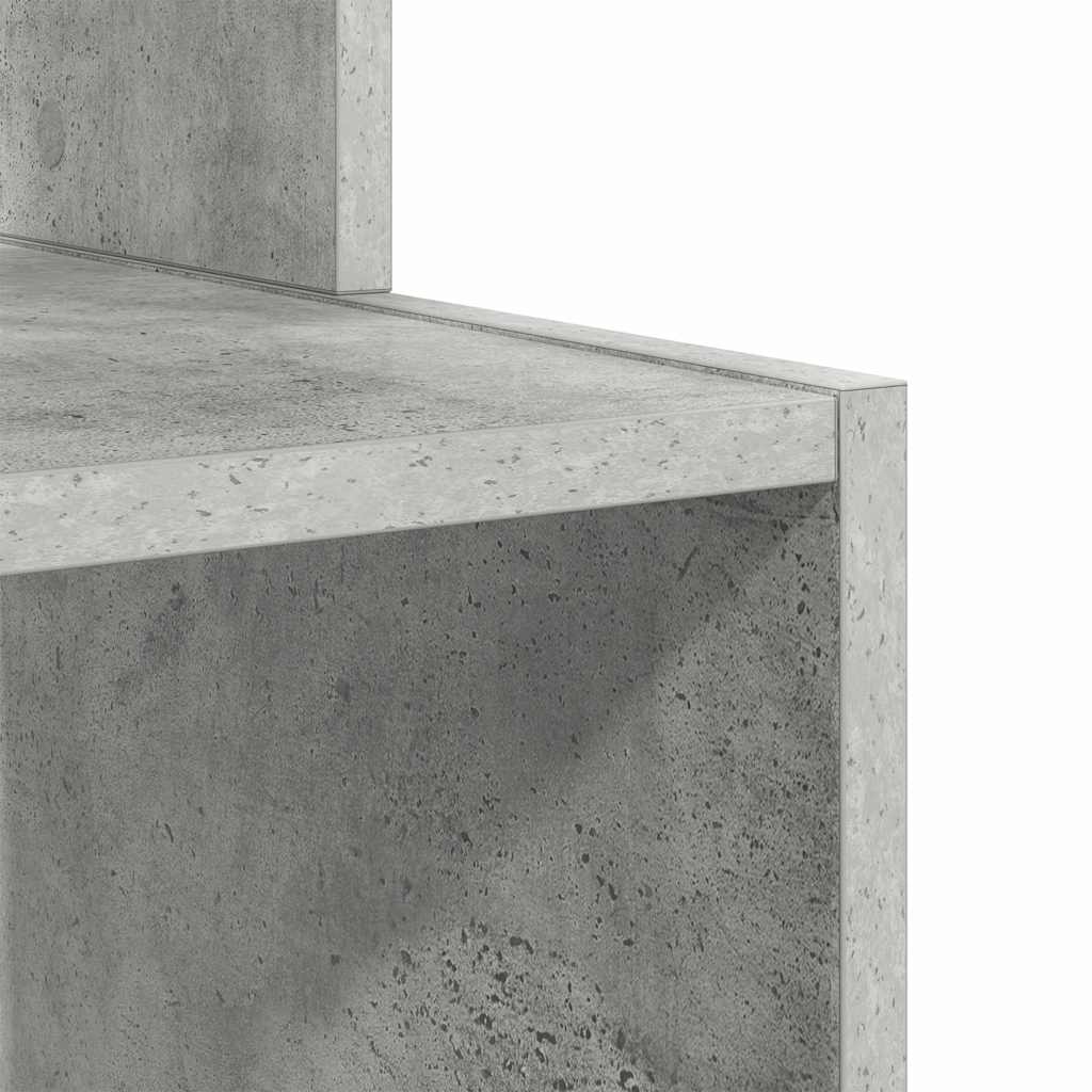Stol Betonski sivi 106 x 41 x 88.5 cm Konstruirano drvo