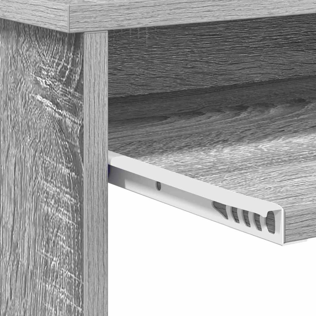 Stol s policom Siva Sonoma 106 x 41 x 88.5 cm Konstruirano drvo
