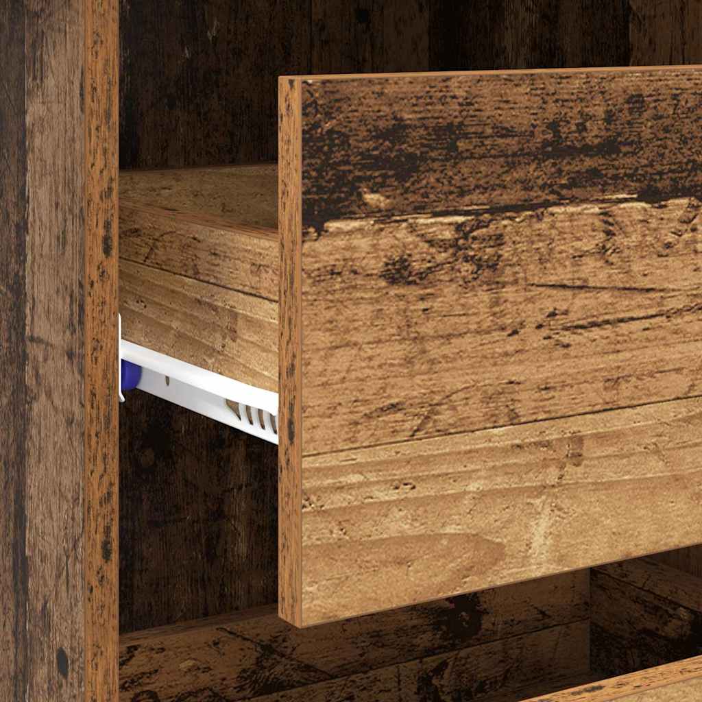 Stol s ladicama Staro drvo 90 x 37.5 x 75 cm Konstruirano drvo