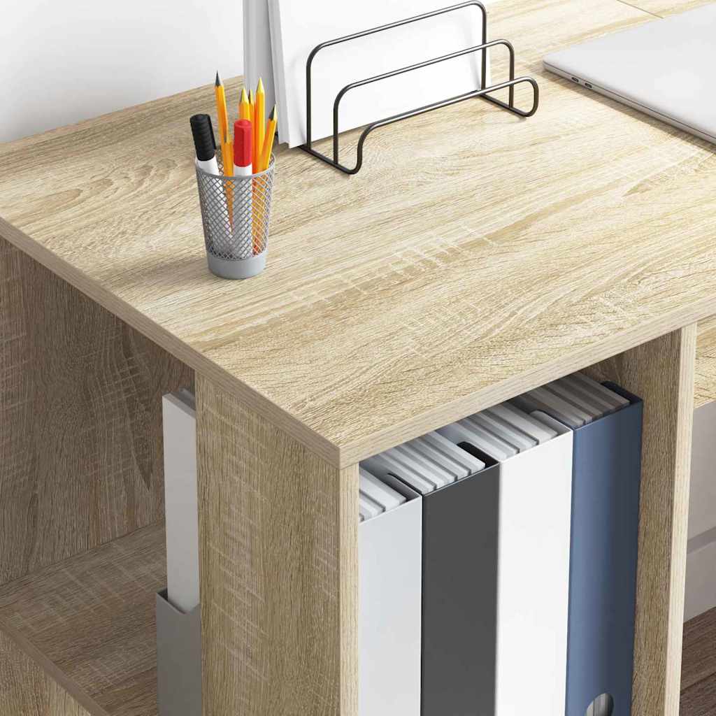 Stol Sonoma hrast 130 x 50.5 x 75 cm Konstruirano drvo