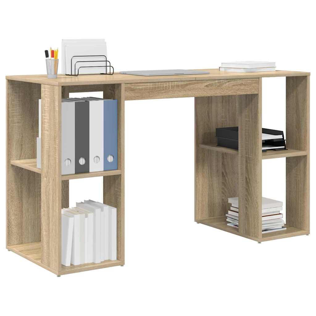 Stol Sonoma hrast 130 x 50.5 x 75 cm Konstruirano drvo