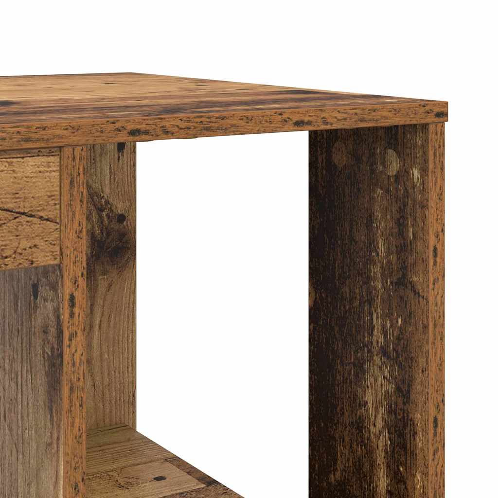 Stol s policom Staro drvo 130 x 50.5 x 75 cm Konstruirano drvo
