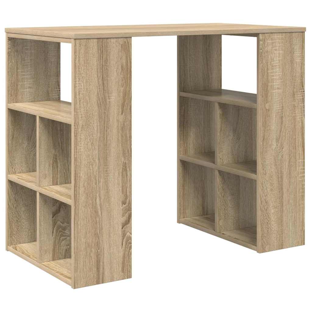 Stol s policom Sonoma hrast 90 x 50 x 75 cm Konstruirano drvo