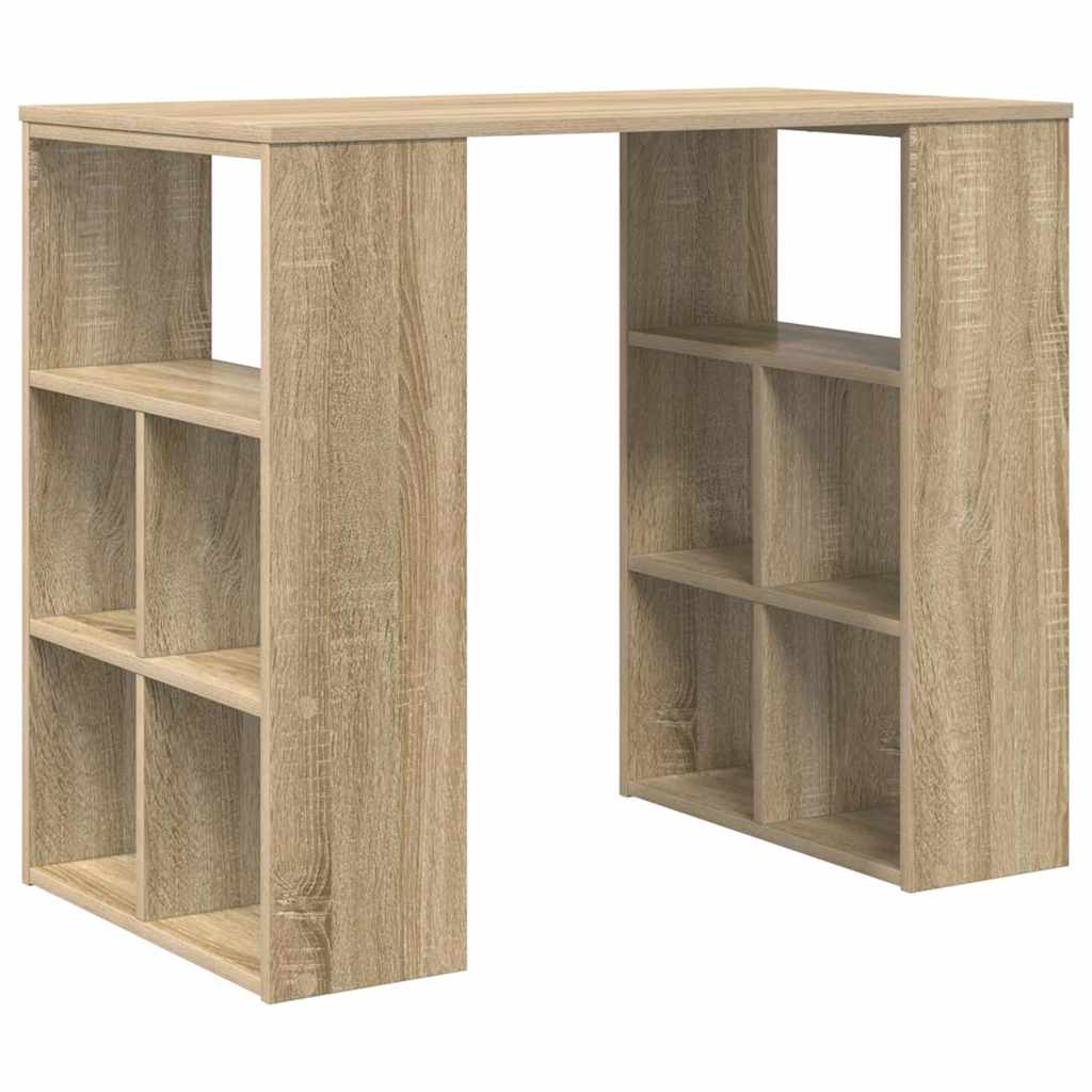 Stol s policom Sonoma hrast 90 x 50 x 75 cm Konstruirano drvo