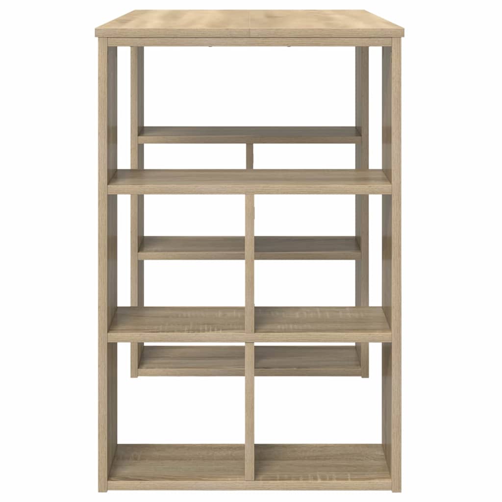 Stol s policom Sonoma hrast 90 x 50 x 75 cm Konstruirano drvo