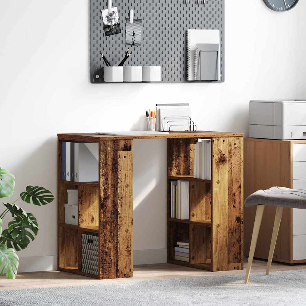 Stol s policom Staro drvo 90 x 50 x 75 cm Konstruirano drvo