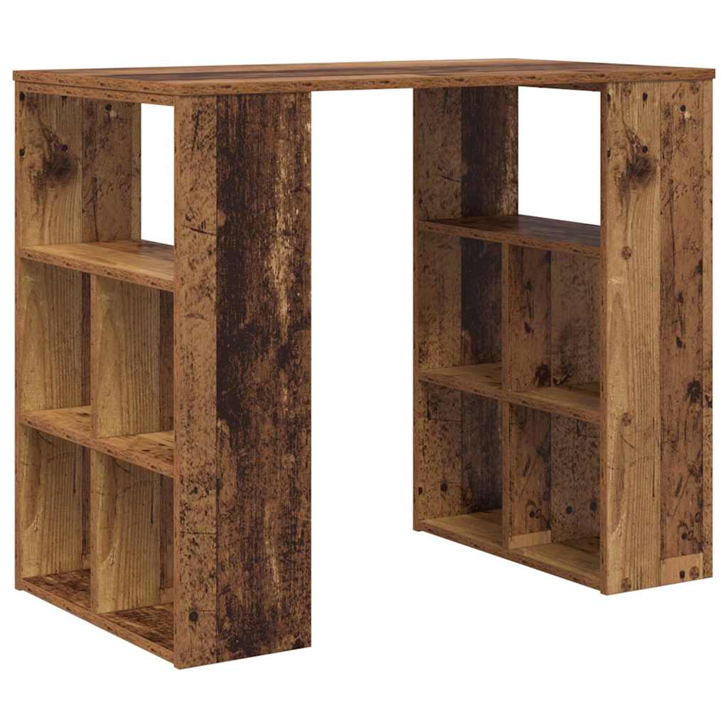 Stol s policom Staro drvo 90 x 50 x 75 cm Konstruirano drvo