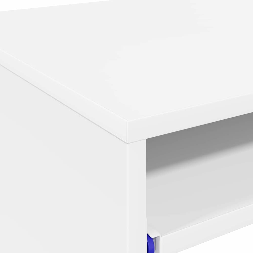 Stol s ladicama Bijelo 77.5 x 43 x 79 cm Konstruirano drvo