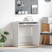 Stol s ladicama Bijelo 77.5 x 43 x 79 cm Konstruirano drvo