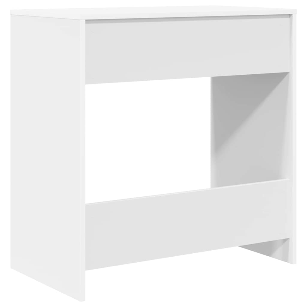 Stol s ladicama Bijelo 77.5 x 43 x 79 cm Konstruirano drvo