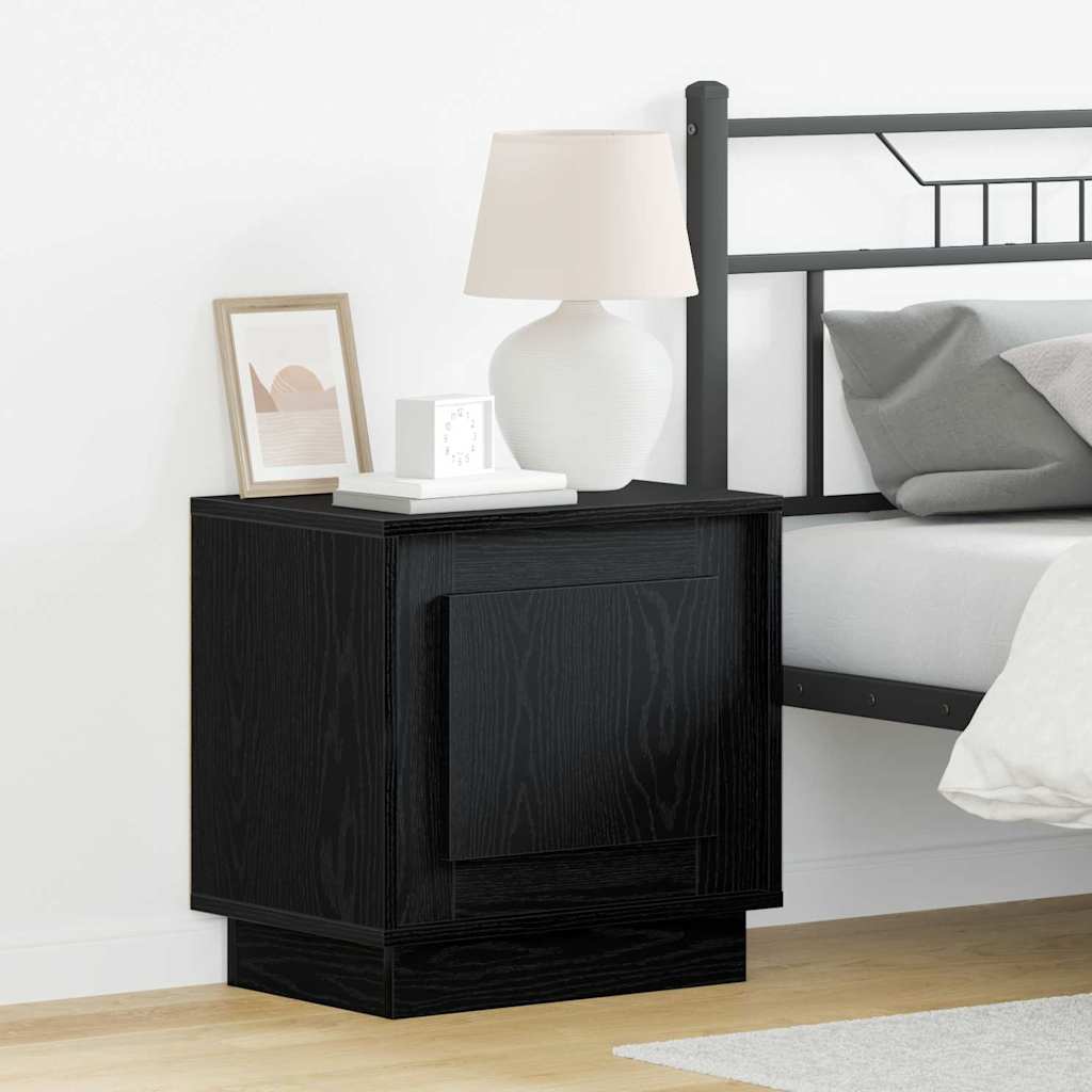 Noćni ormar Crna 44 x 34,5 x 45 cm Konstruirano drvo