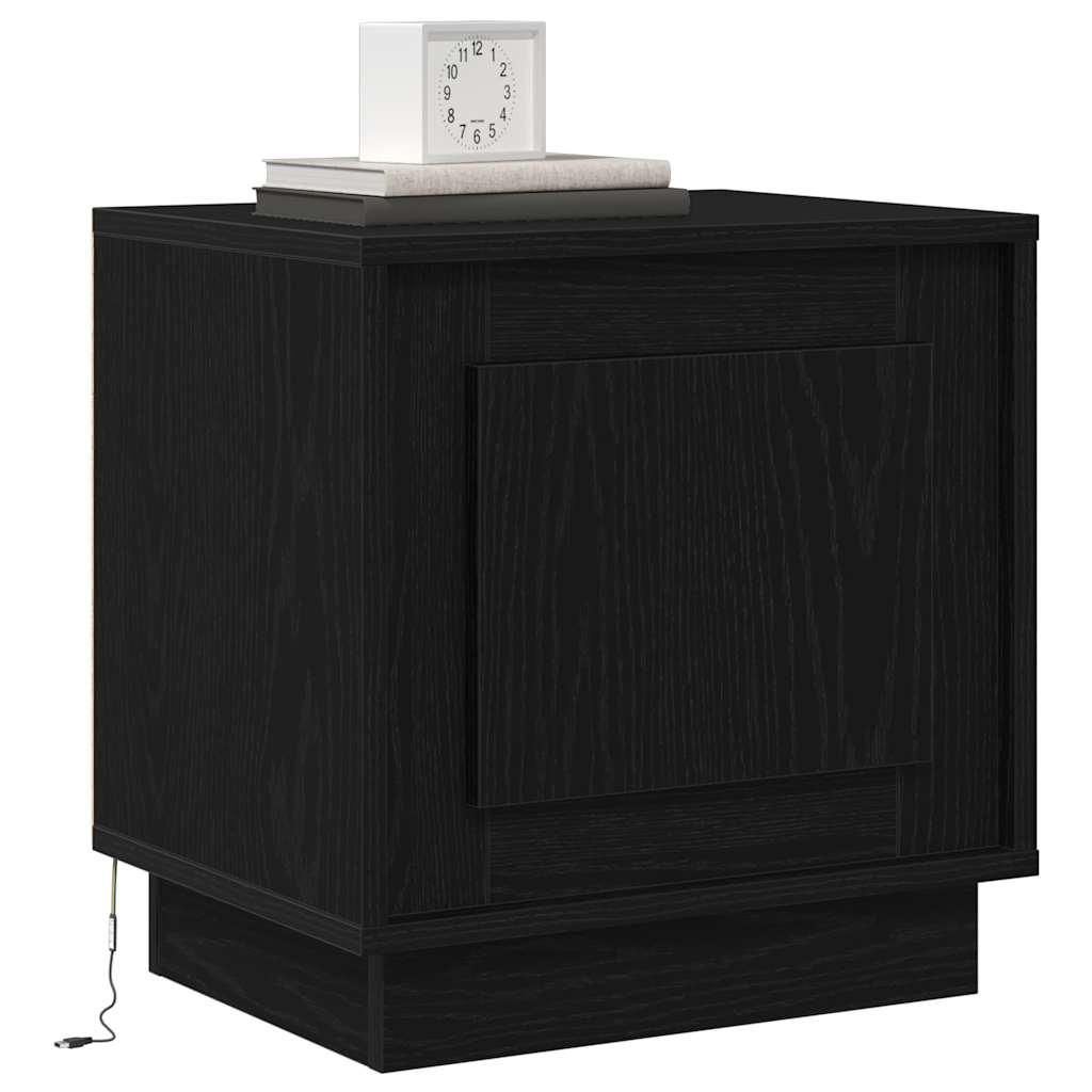 Noćni ormar Crna 44 x 34,5 x 45 cm Konstruirano drvo