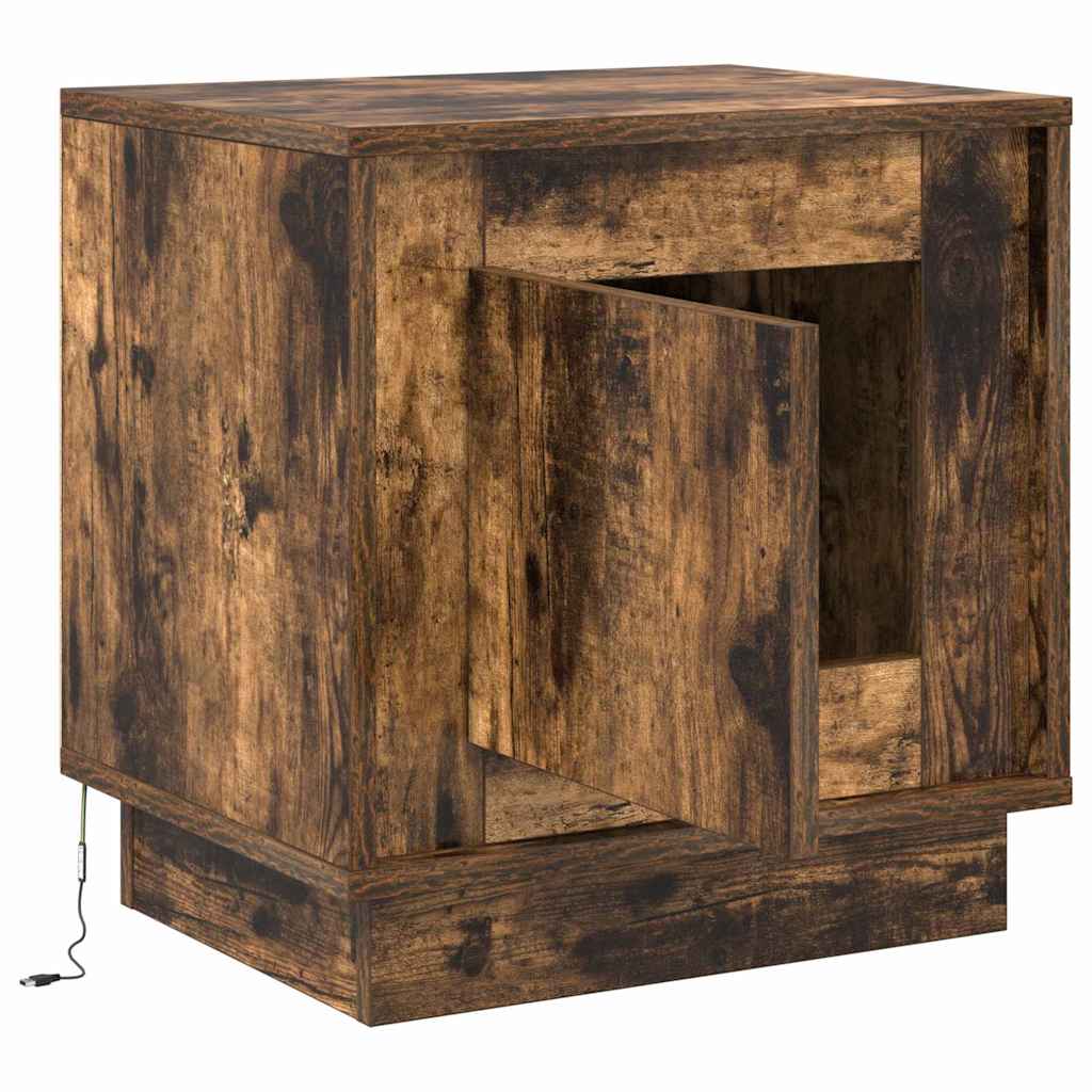 Noćni ormar Dimljeni hrast 44 x 34,5 x 45 cm Konstruirano drvo