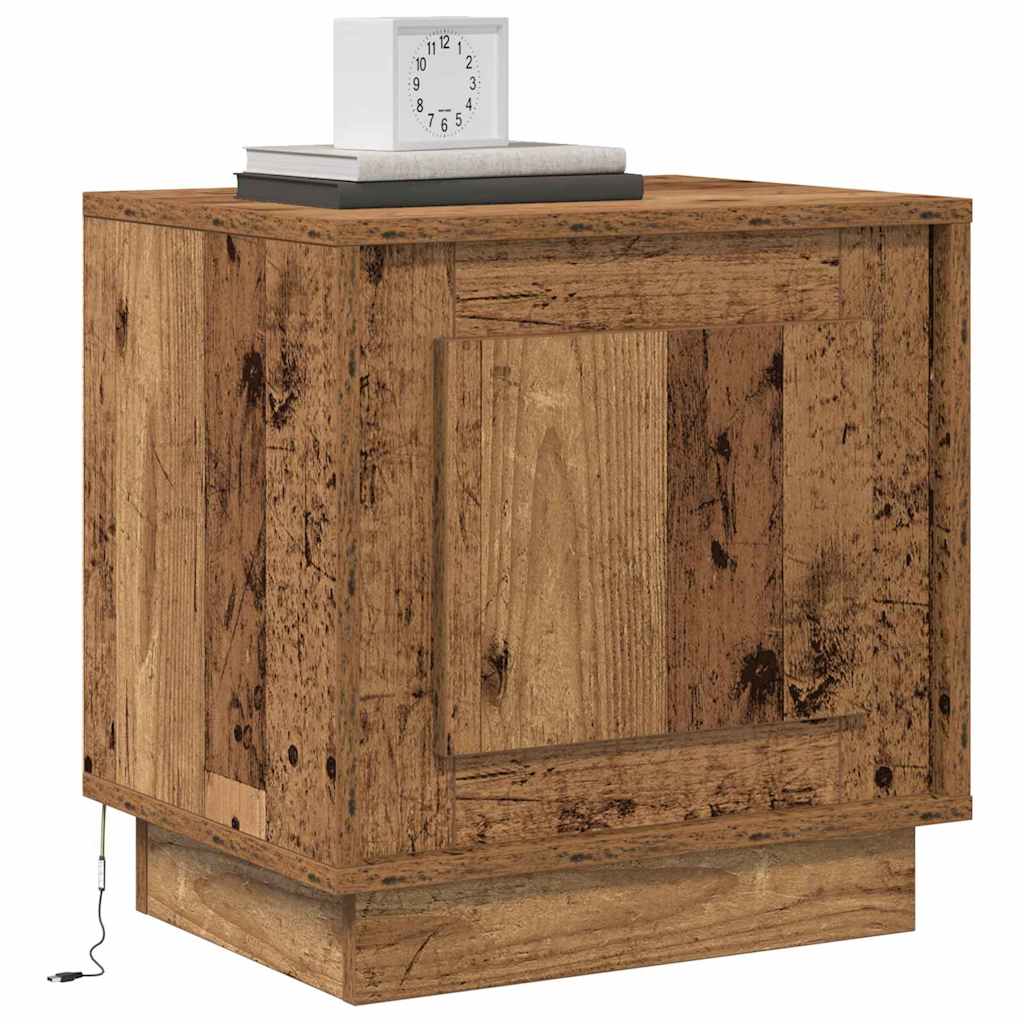 Noćni ormar Staro drvo 44 x 34,5 x 45 cm Konstruirano drvo