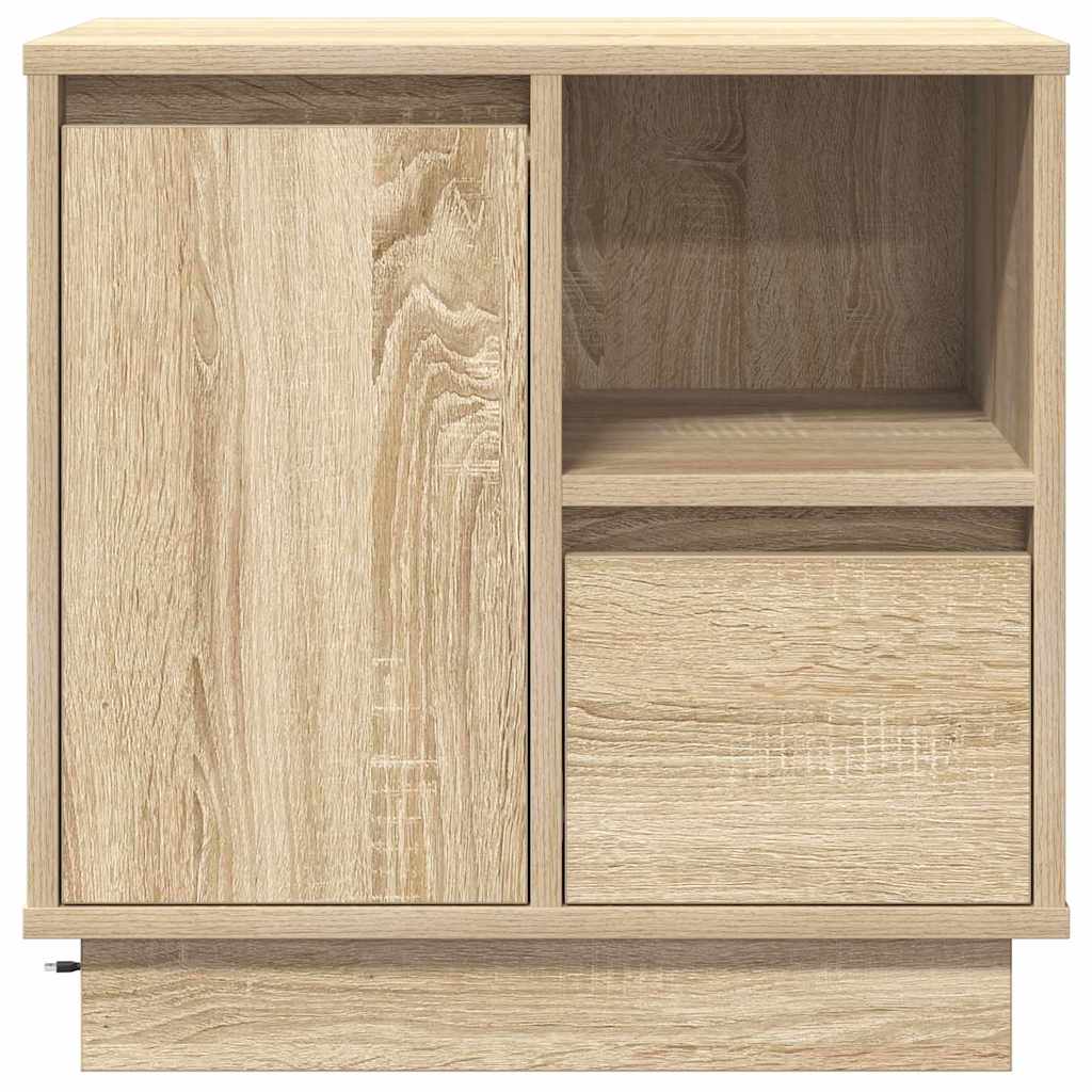 Noćni ormar Sonoma hrast 50 x 34,5 x 50 cm. Konstruirano drvo