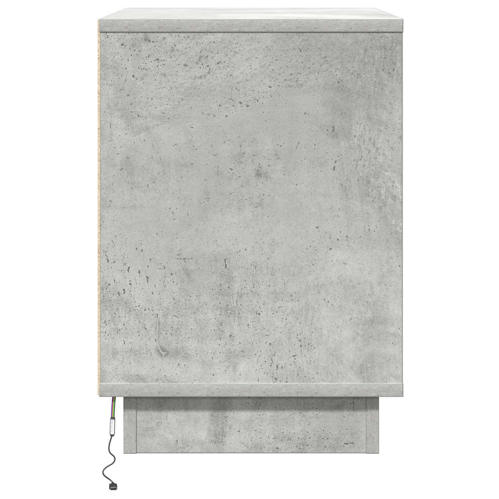 Noćni ormar s ladicama 2 pcs Betonski sivi 50 x 34,5 x 50 cm.