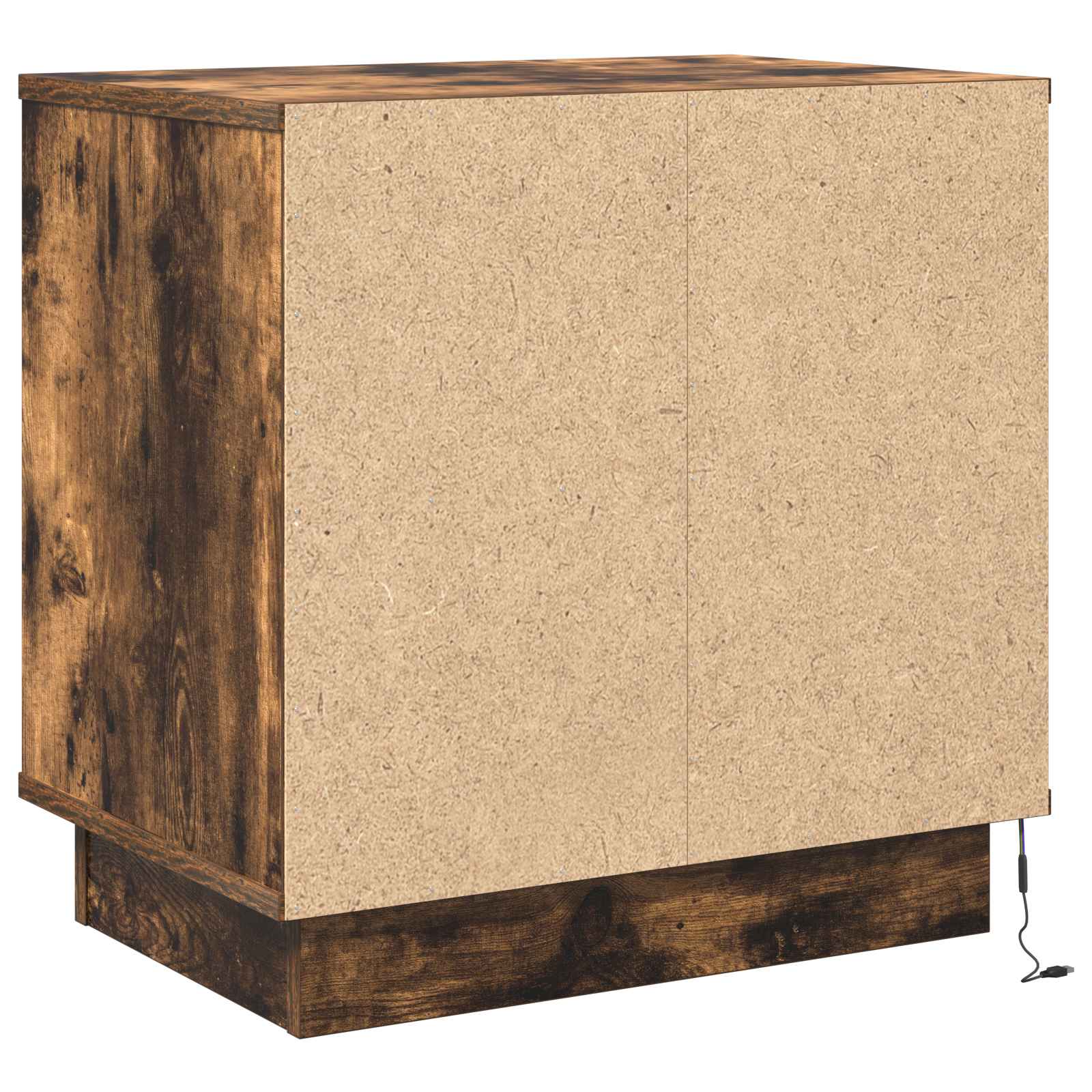 Noćni ormar s ladicama 2 pcs Dimljeni hrast 50 x 34,5 x 50 cm.