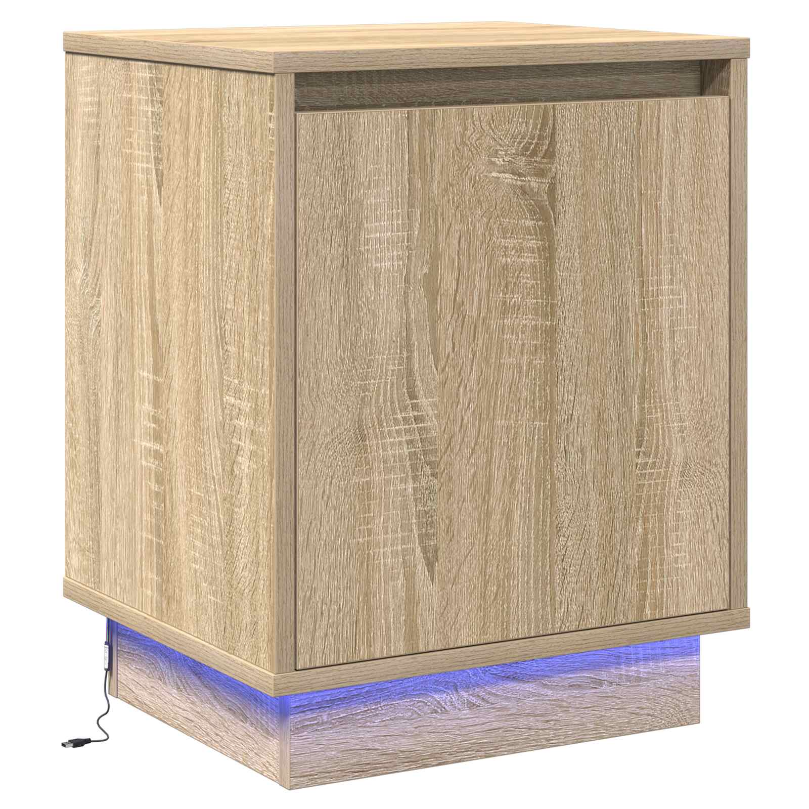Noćni ormar Sonoma hrast 39 x 34,5 x 50 cm Konstruirano drvo