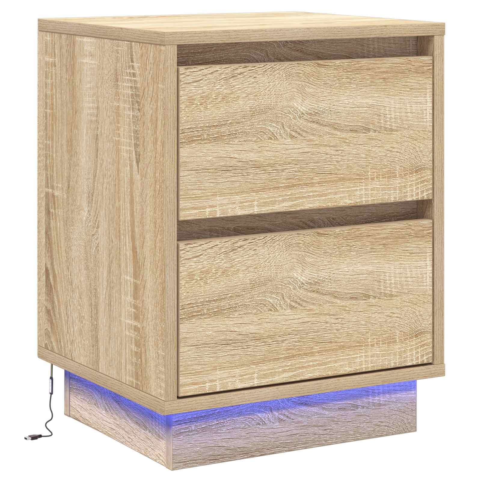 Noćni ormar Sonoma hrast 39 x 34,5 x 50 cm Konstruirano drvo