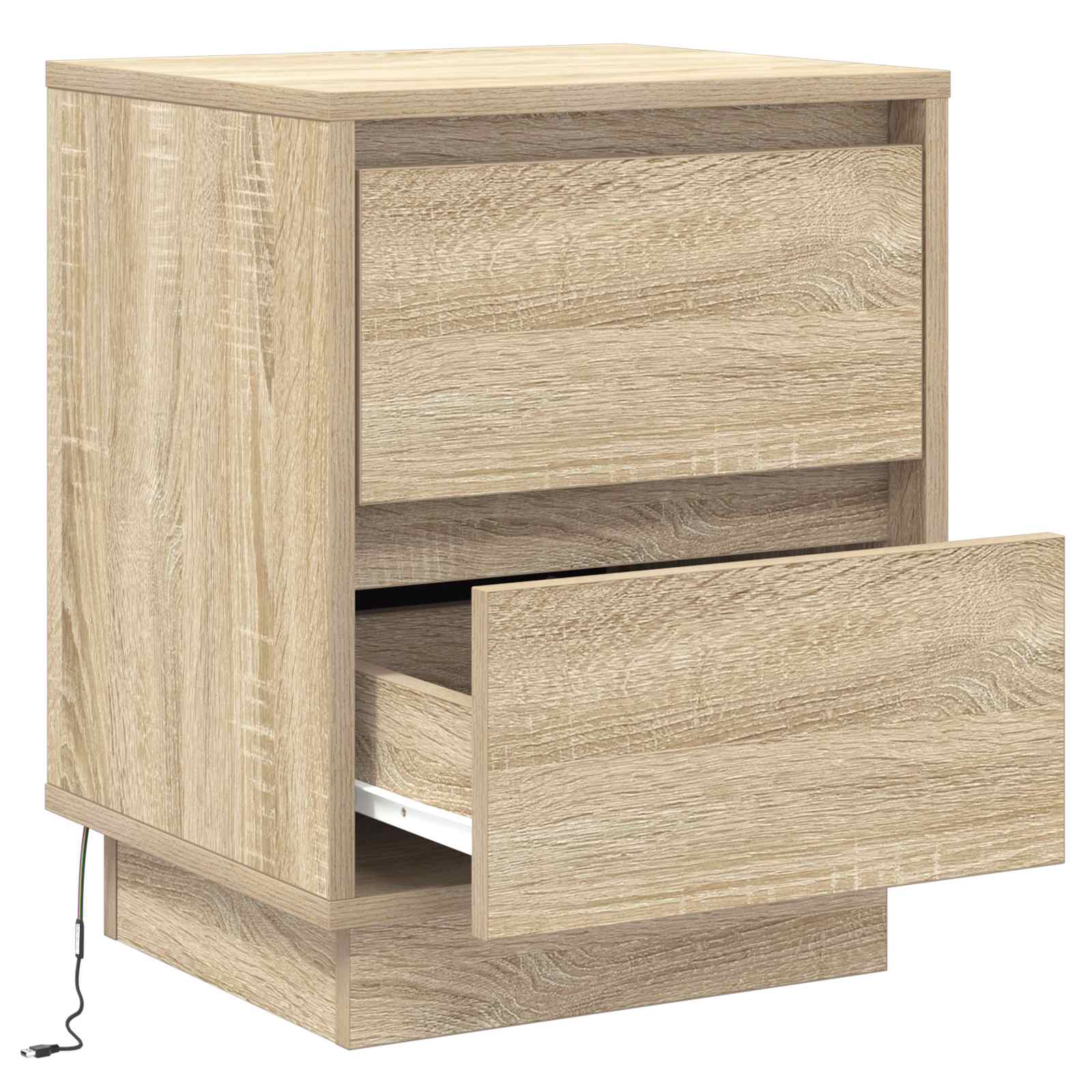 Noćni ormar Sonoma hrast 39 x 34,5 x 50 cm Konstruirano drvo