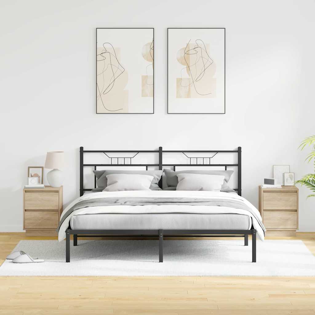 Noćni ormar s ladicama 2 pcs Sonoma hrast 39 x 34,5 x 50 cm