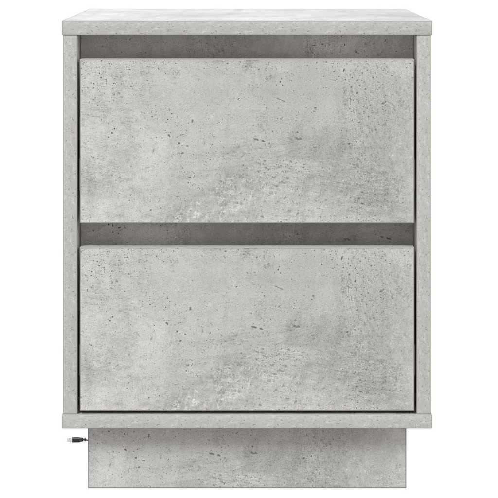 Noćni ormar Betonski sivi 39 x 34,5 x 50 cm Konstruirano drvo