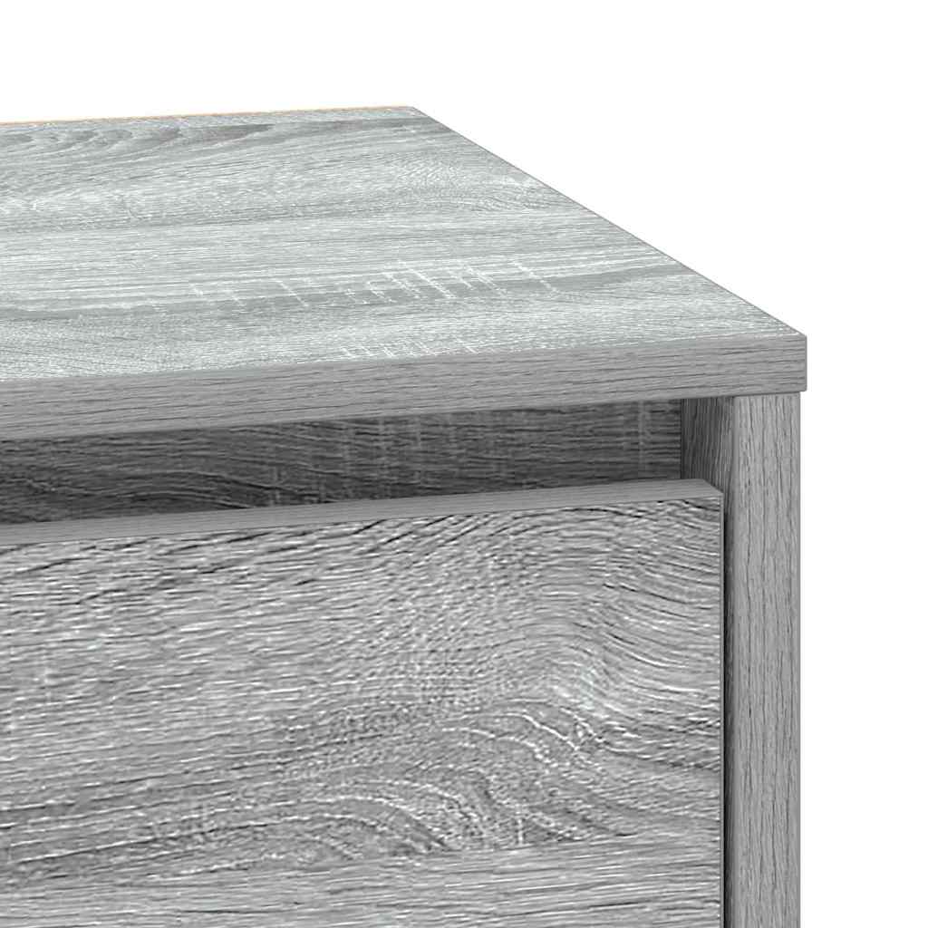 Noćni ormar 2 pcs Siva 39 x 34,5 x 50 cm Konstruirano drvo
