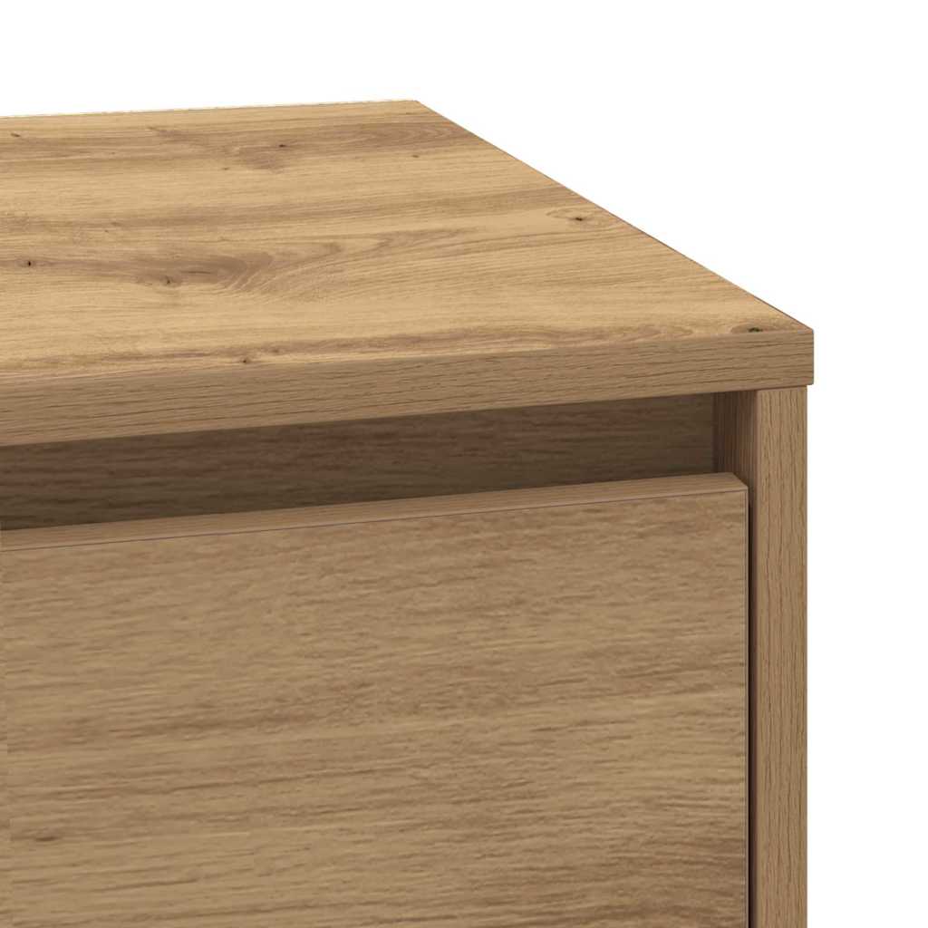 Noćni ormar s ladicama 2 pcs Umjetnički hrast 39 x 34,5 x 50 cm