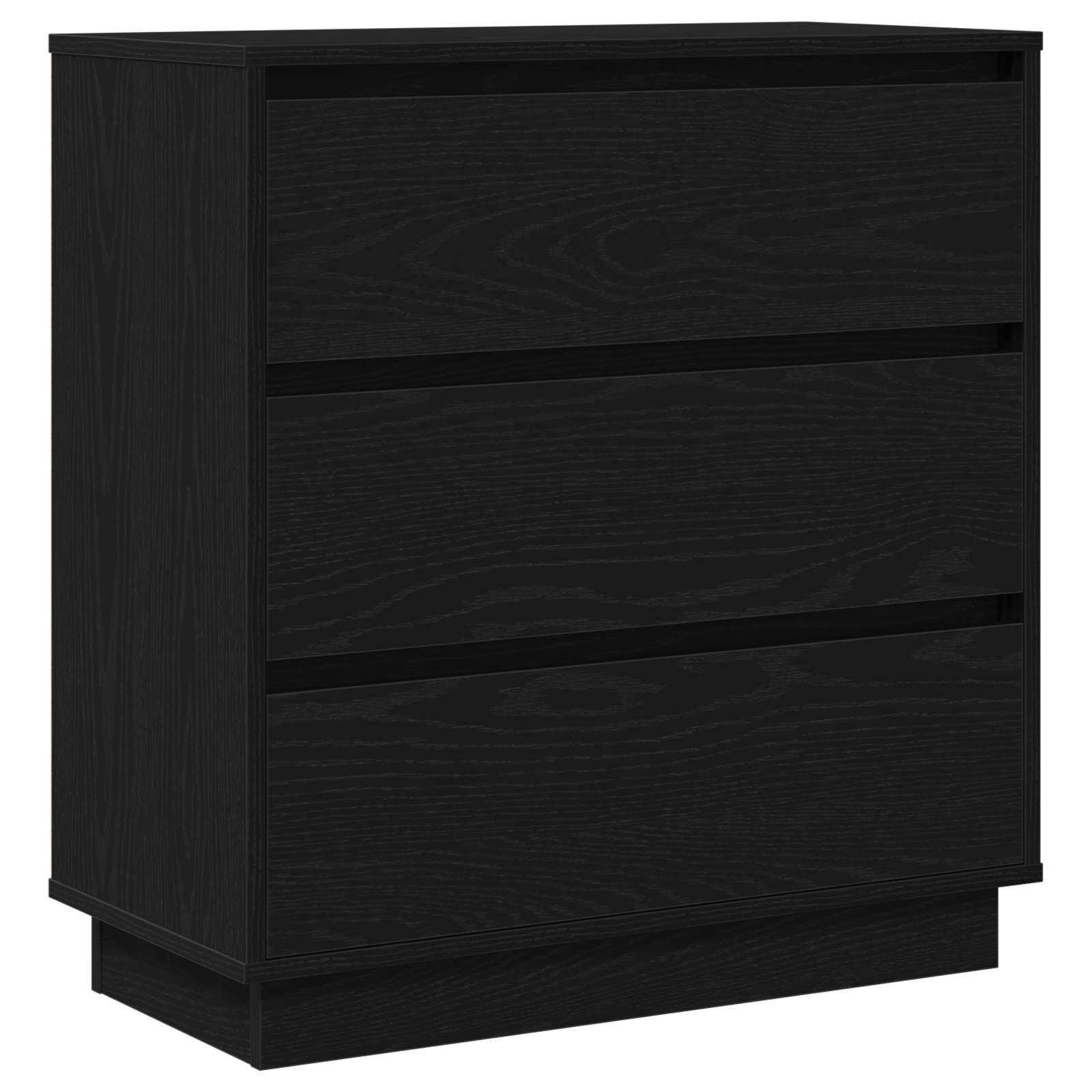 Noćni ormar Crni hrast 71 x 34,5 x 75 cm Konstruirano drvo