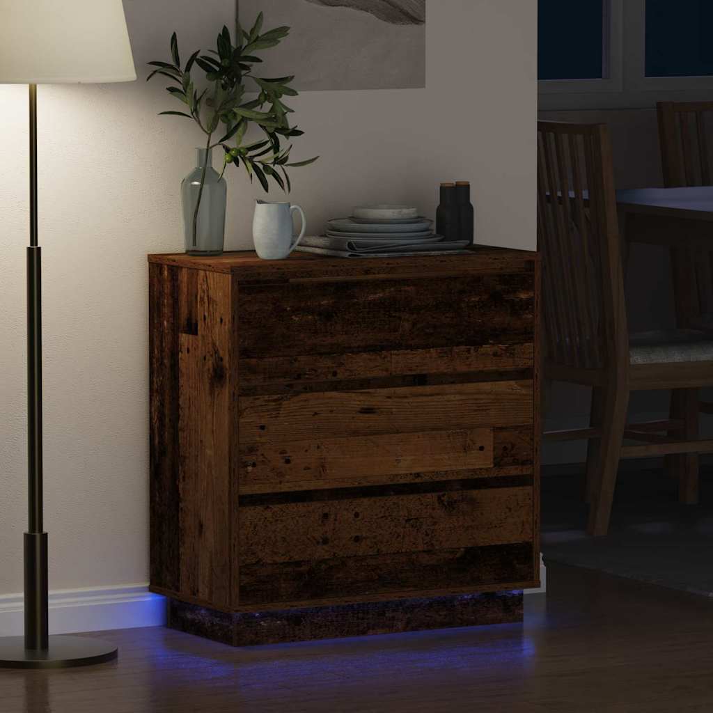 Noćni ormar Staro drvo 71 x 34,5 x 75 cm Konstruirano drvo
