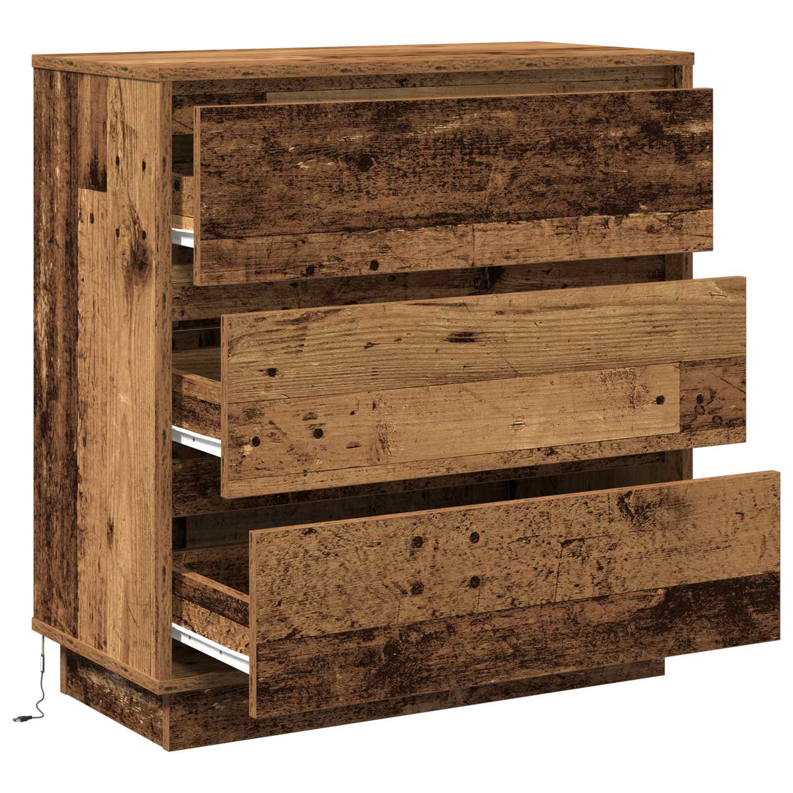 Noćni ormar Staro drvo 71 x 34,5 x 75 cm Konstruirano drvo