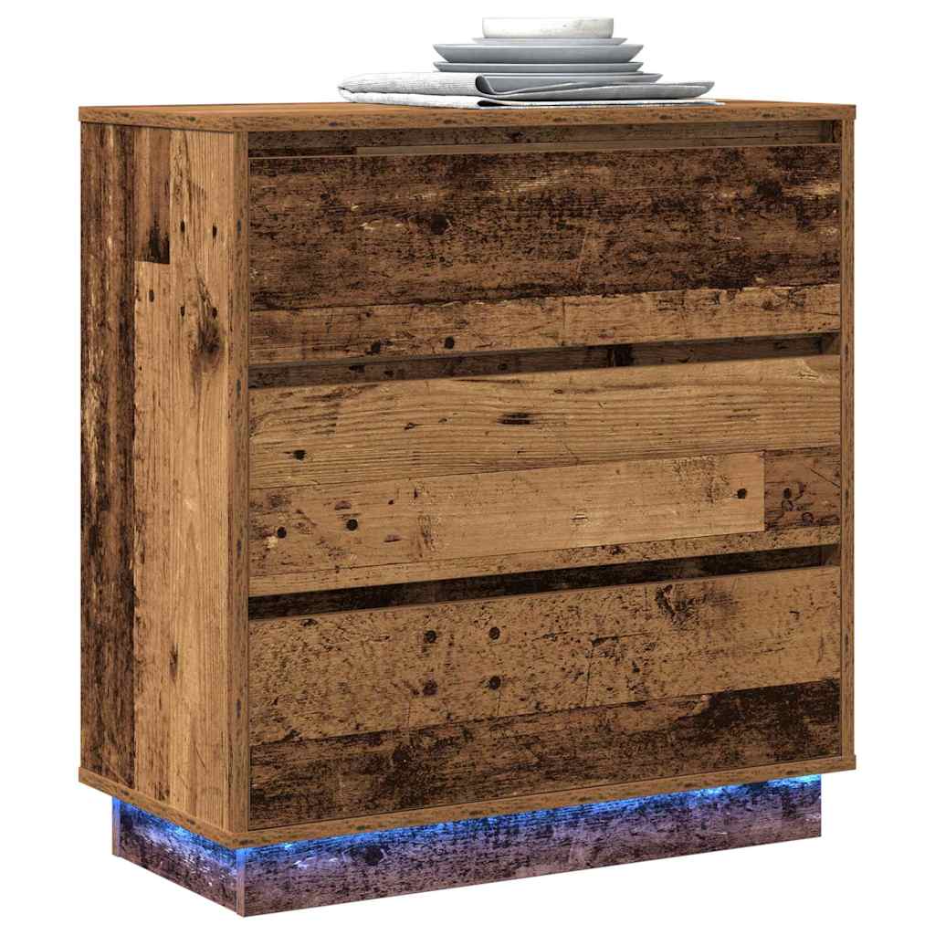 Noćni ormar Staro drvo 71 x 34,5 x 75 cm Konstruirano drvo