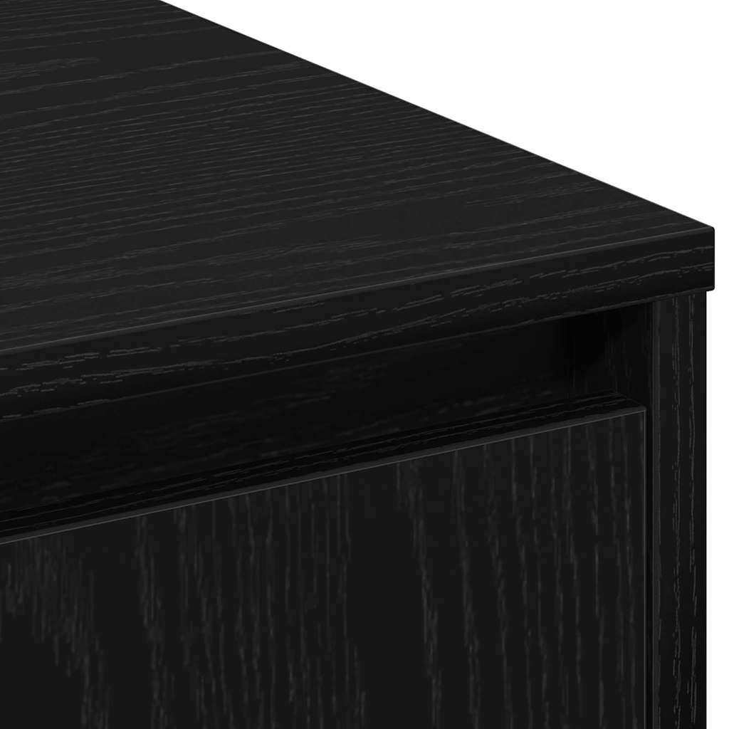Sideboard Crni hrast 71 x 34.5 x 75 cm Konstruirano drvo