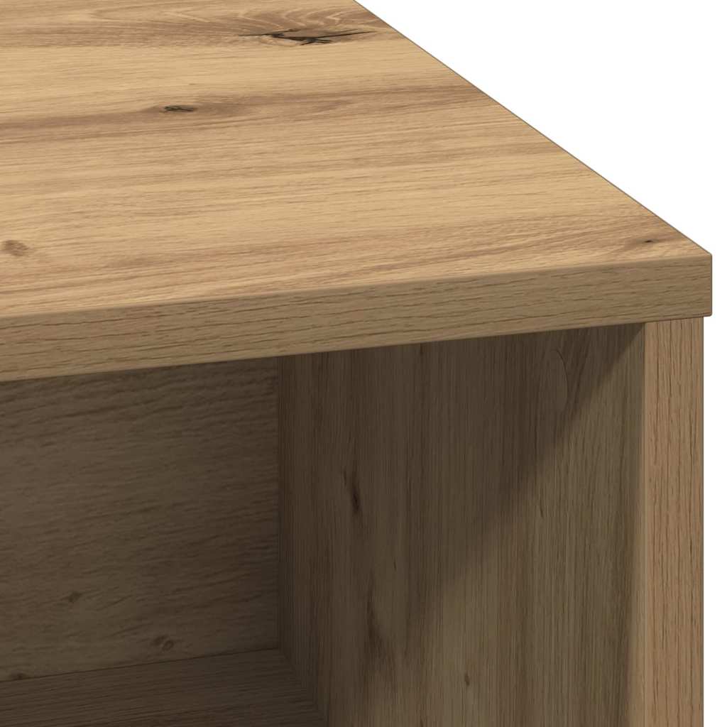 LED komoda Umjetnički hrast 71 x 34,5 x 75 cm Konstruirano drvo