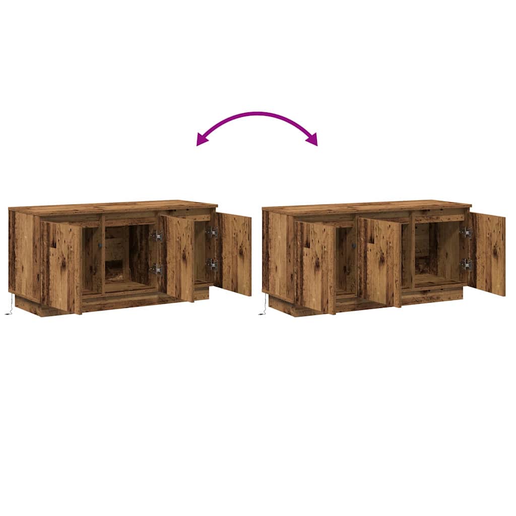 TV ormar Staro drvo 100 x 38 x 49 cm Konstruirano drvo