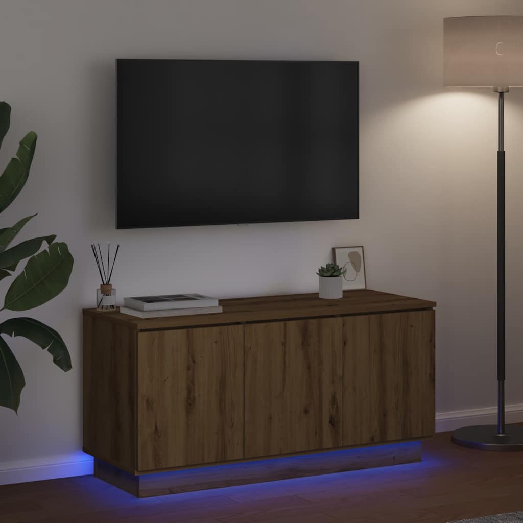 TV ormar Umjetnički hrast 100 x 38 x 49 cm Konstruirano drvo