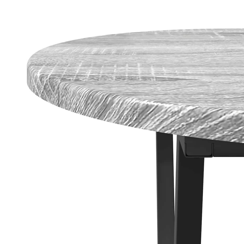 Kava Stol Siva 80 x 40 x 40.5 cm Projektirano drvo i metal