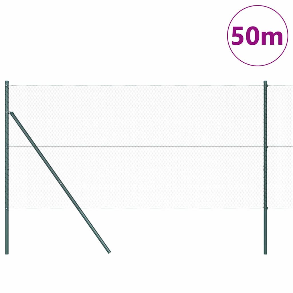 Sukladni osnovni dodatak za hexagonalnu ogradu 50 x 1 m Zelena